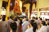 Lễ cài hoa hồng và dâng y PL: 2559 DL: 2015