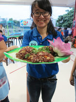 LHTN Quận 10 liên hoan các món chay