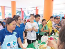LHTN Quận 10 liên hoan các món chay