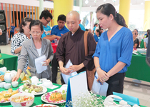 LHTN Quận 10 liên hoan các món chay