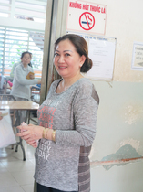 Xuân Bính Thân từ thiện tại bệnh viện ung bướu