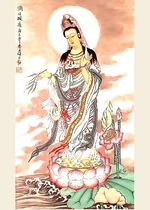 Hình vẽ Quan Âm Bồ Tát