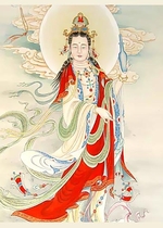 Hình vẽ Quan Âm Bồ Tát