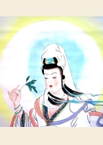 Hình vẽ Quan Âm Bồ Tát
