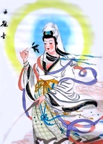 Hình vẽ Quan Âm Bồ Tát