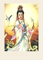 Hình vẽ Quan Âm Bồ Tát