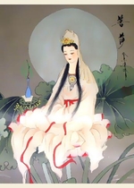 Hình vẽ Quan Âm Bồ Tát
