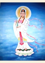 Hình vẽ Quan Âm Bồ Tát