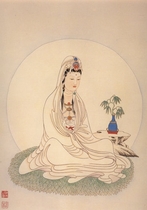 Hình vẽ Quan Âm Bồ Tát