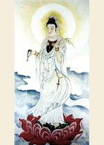 Hình vẽ Quan Âm Bồ Tát
