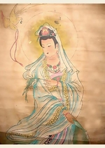 Hình vẽ Quan Âm Bồ Tát