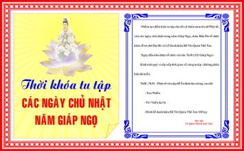 Khóa Lễ " Trì Chú Đại Bi và Đảnh Lễ Danh Hiệu Phât" Kỳ 1