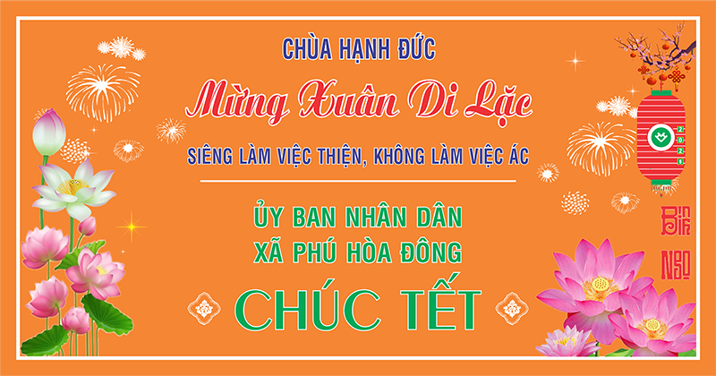 Tp. HCM: UBND xã Phú Hòa Đông chúc tết tại chùa Hạnh Đức.