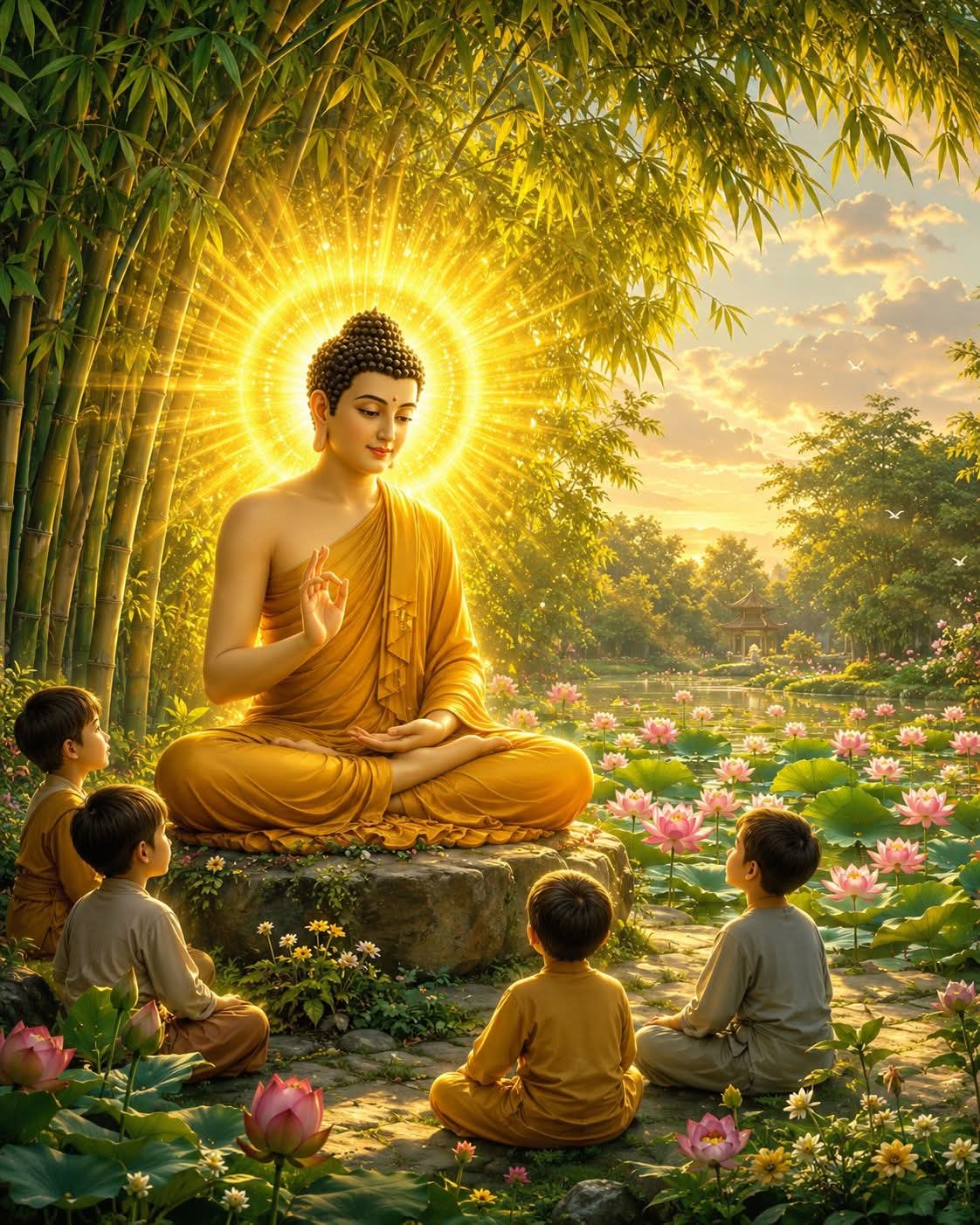 Xin Đức Thế Tôn gia hộ cho con