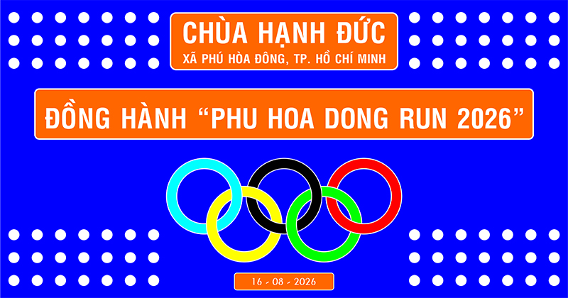Chùa Hạnh Đức đồng hành "PHU HOA DONG RUN 2026"