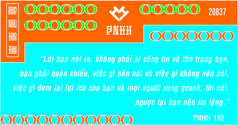 PHÁP NGỮ HẠNH HIẾU 182
