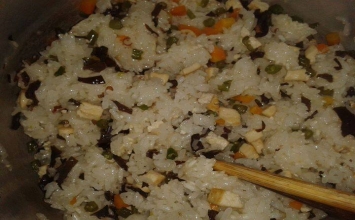 Xôi thập cẩm chay