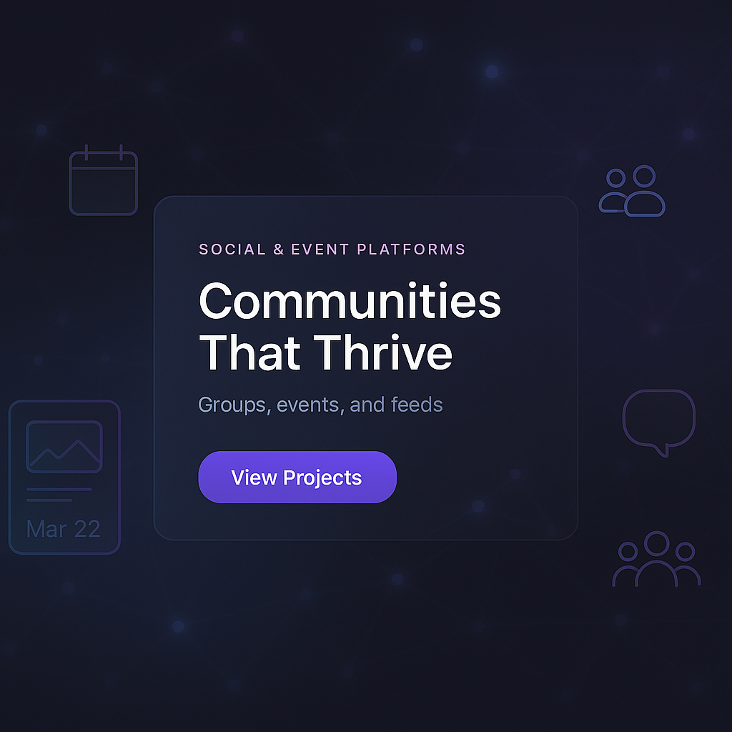 Social & Event Platforms