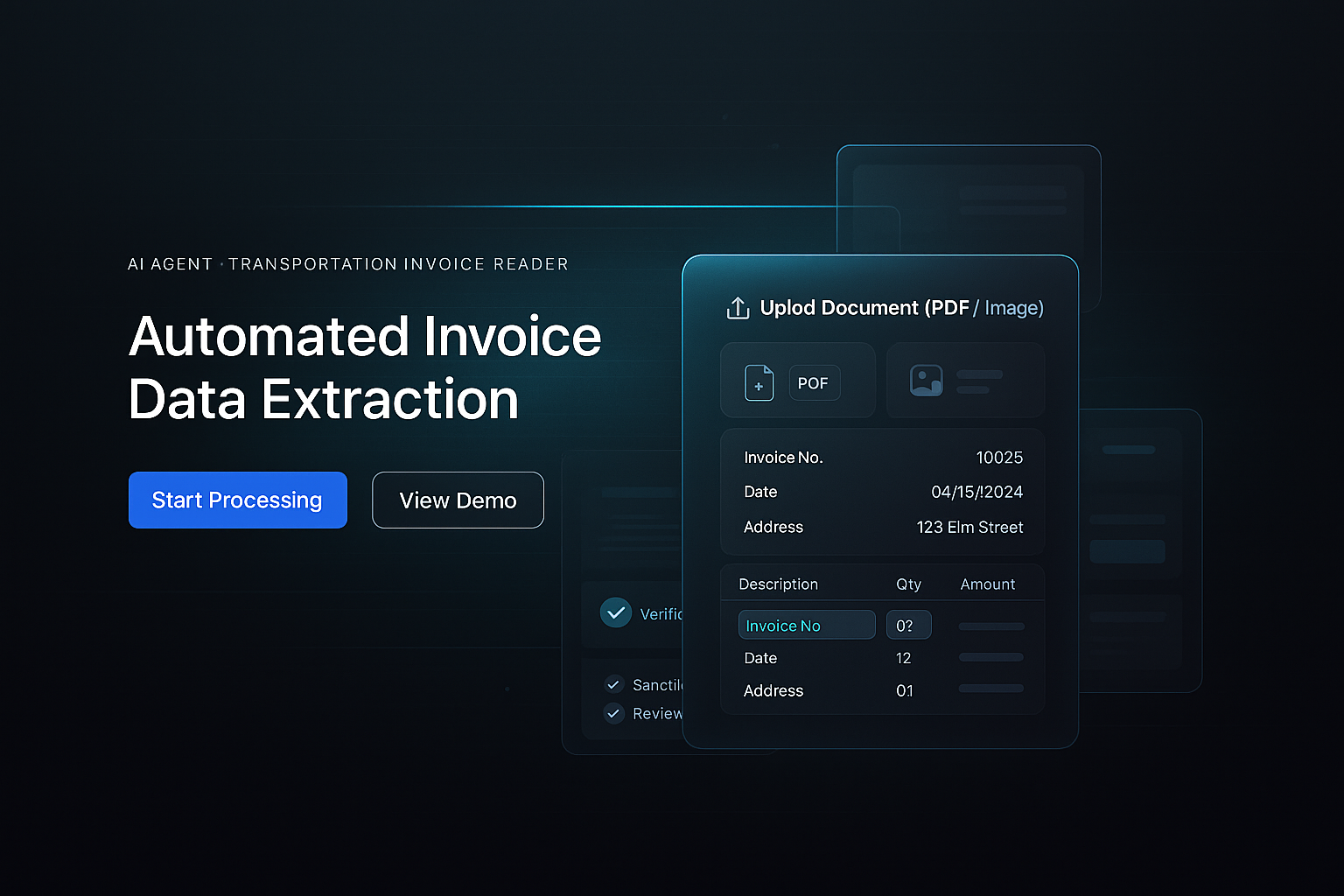 AI Agent – Transportation Invoice Reader