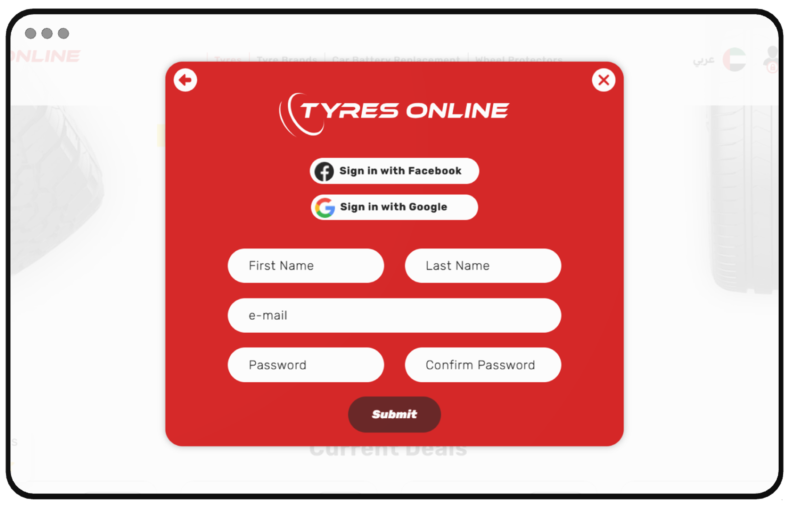Tyre Selling Platform Web App 2