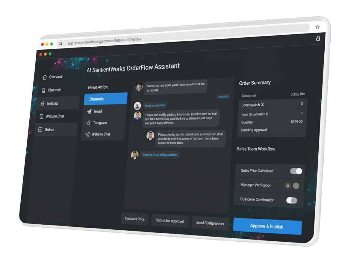 AI Order Confirmation Project