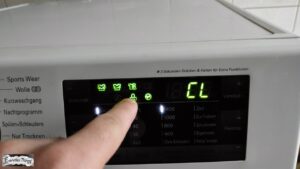 Error CL in LG washing machine causes and solutions