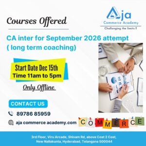 Aja Commerce Academy: Redefining Professional Education in Hyderabad