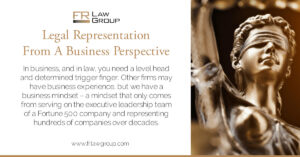 Legal Representation from a Business Perspective 1 Legal Representation from a Business Perspective