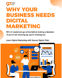 Digital Marketing Course in Faridabad | Best Institute – Gourav Digital Club 1 Digital Marketing Course in Faridabad | Best Institute – Gourav Digital Club