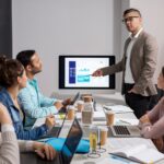 modern equipped computer lab