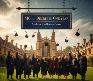 MCom Degree in One Year for Fast Track Career Growth in Commerce and Finance