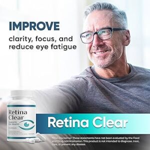 RetinaClear | Premium USA-Made Eye Health Supplement for Clear, Sharp Vision