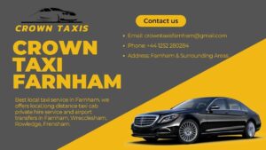 Farnham to Stansted Airport Transfer with Crown Taxis