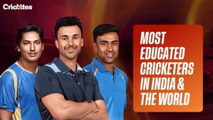 10 Most Educated Cricketers in India and the World