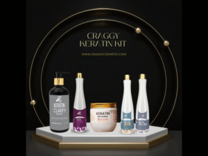 Salon-Quality Keratin Kit for Straight, Silky Hair