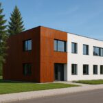 Kasetony elewacyjne ze stali corten – trwała i nowoczesna elewacja