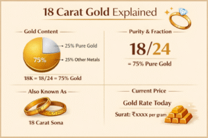 18 Carat Gold – Purity, Percentage, Content and Price Details by Fabulously