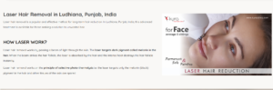 Laser Hair Reduction in Ludhiana | Safe & Advanced Care