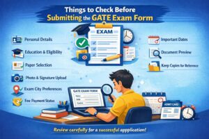 What details you must check carefully before submitting the GATE exam form
