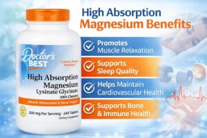 Doctor’s Best High Absorption Magnesium: The Smart Choice for Sleep, Stress, and Muscle Health