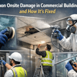 Common Onsite Damage in Commercial Buildings — and How It’s Fixed