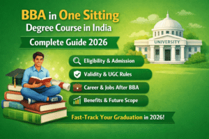 BBA in One Sitting Degree Course in India – Complete Guide 2026