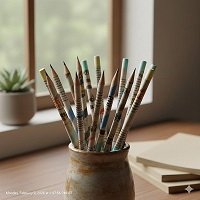 Paper Pencils: A Creative Step Toward Sustainable Stationery