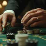 close up poker player s hands 1