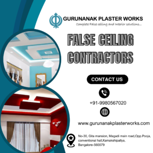 False Ceiling Contractors in Bangalore | Gurunanak Plaster Works