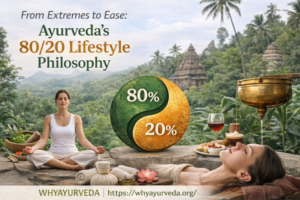 From Extremes to Ease: Ayurveda’s 80/20 Lifestyle Philosophy