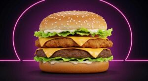 Experience the Perfect Balance of Crunch and Juiciness in the Mighty Burger Today