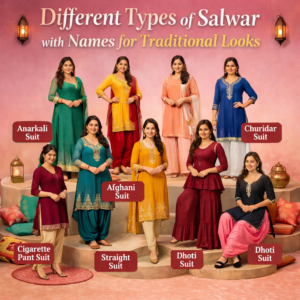 Different Types of Salwar with Names for Traditional Looks