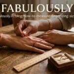 How to Measure Finger Ring Size