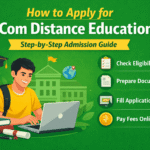 How to Apply for BCom Distance Education in 2026 | Admission Guide